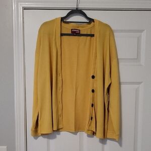 Mustard Women's Cardigan Sweater